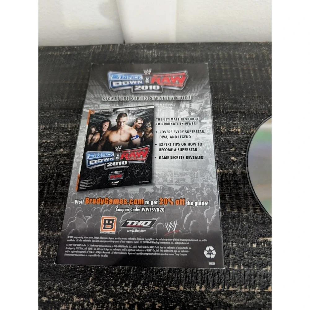 WWE SmackDown vs. Raw 2011 (Sony PlayStation 2) - PS2 - Complete